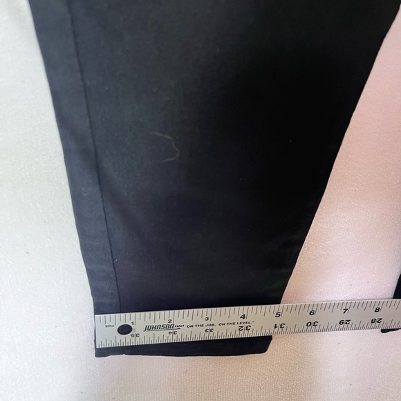 Maurices Black Casual Work Pants Womens 9/10s Short Stretch Office Waitress 2078 - Picture 7 of 9